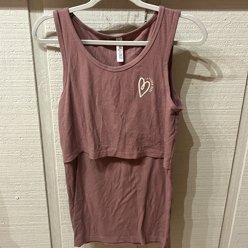 Latched Mama nursing tank